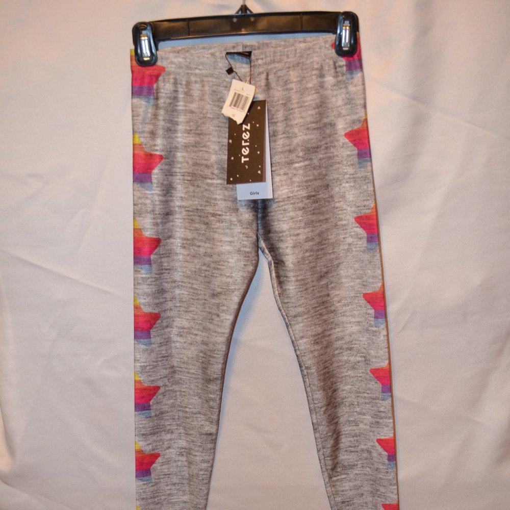 NWT Terez Girls Legging/Activewear Star design
